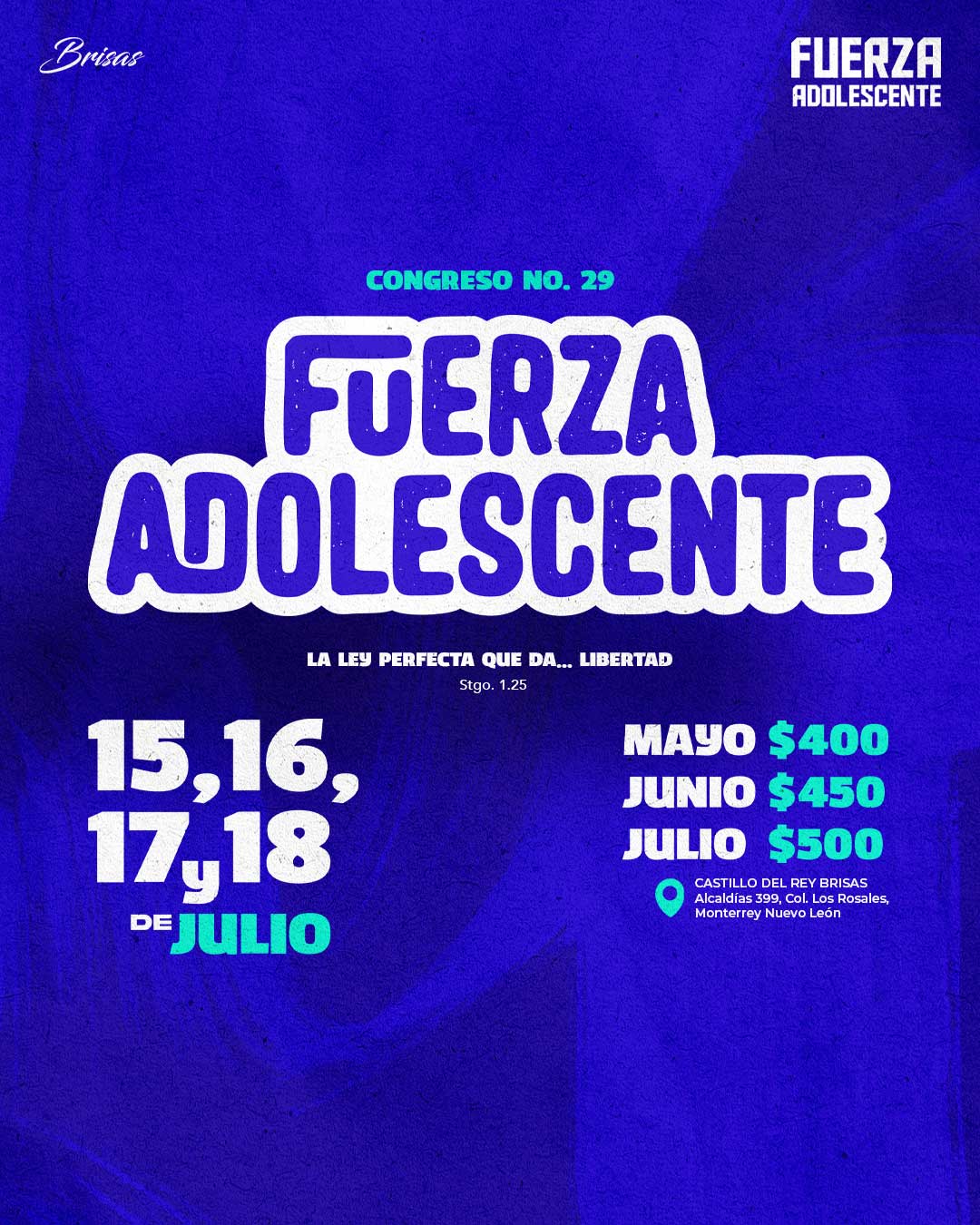 Featured image for “Congreso Fuerza Adolescente 2026”