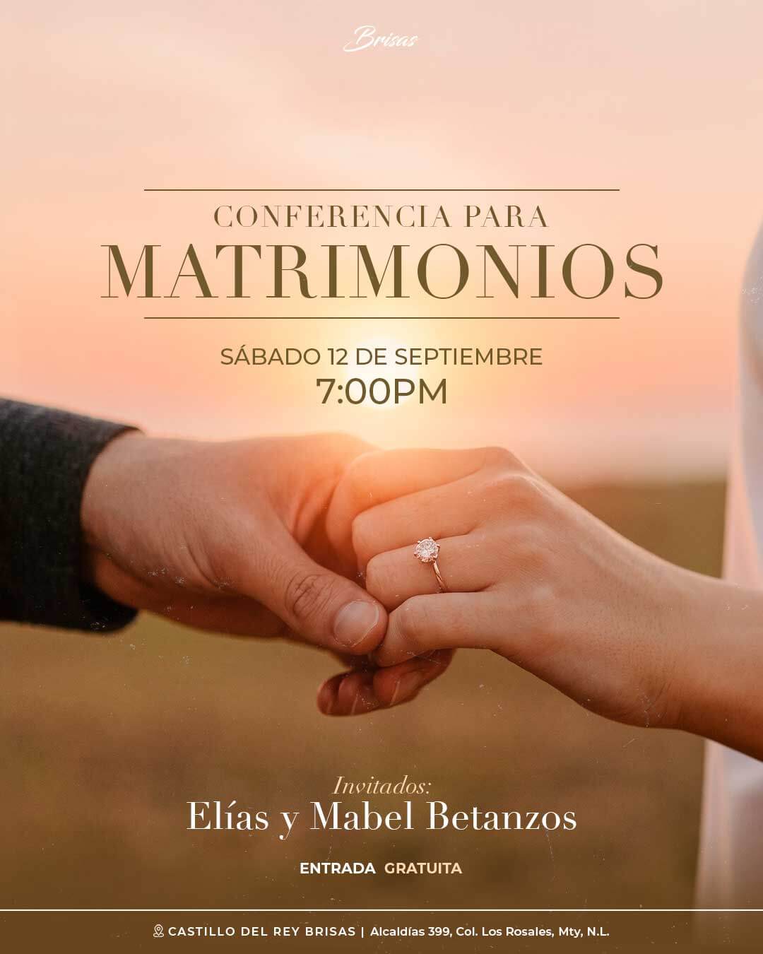 Featured image for “Conferencia para Matrimonios”